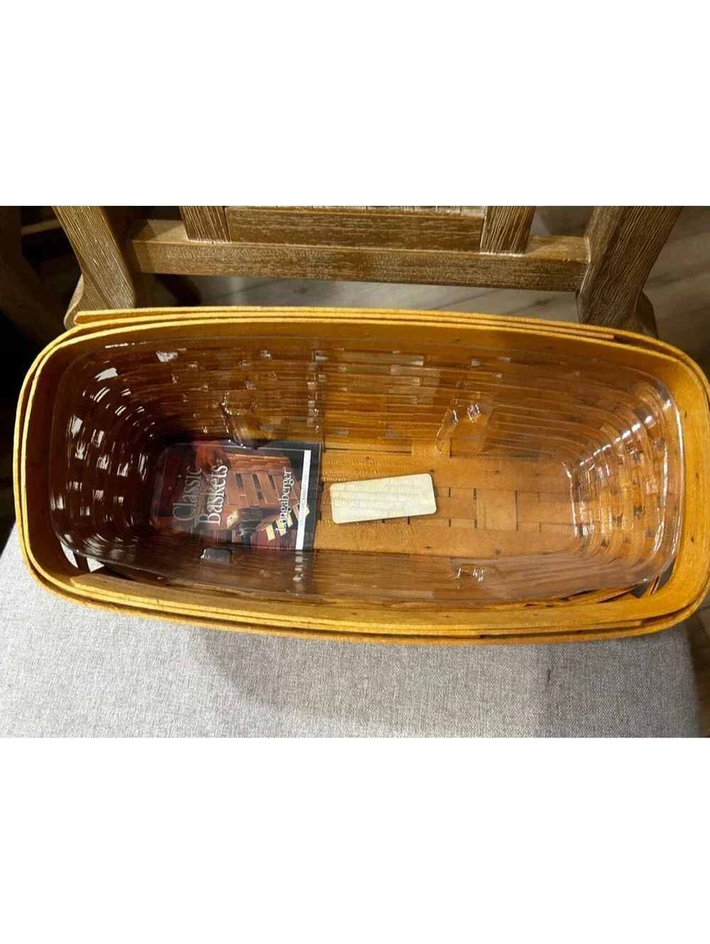 Longaberger Envelope Basket & protector